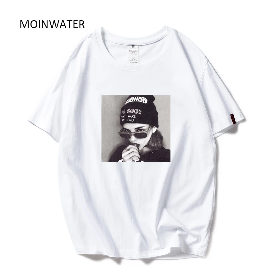 MOINWATER женские высококачественные хлопковые футболки высокого качества