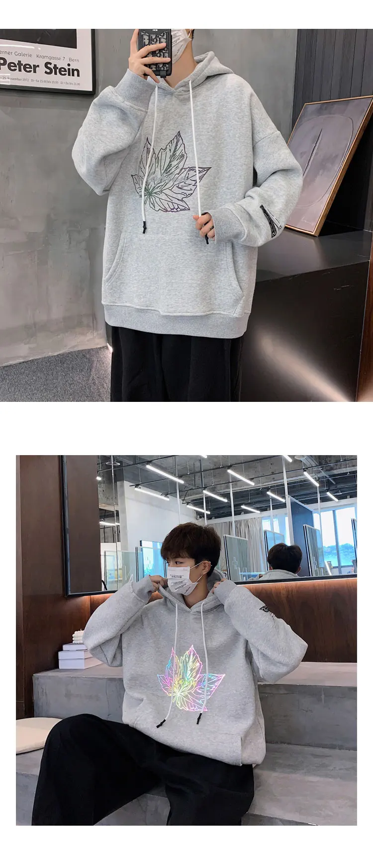 

2020 New Autumn Men Clothing Japanese Streetwear Harajuku Plus Size Hoodie Vintage Hoodie Men Fashion Hoodie Men Hip Hop hoodie