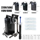 Скиммер SunSun навесной с фильтром для аквариума объемом до 100 литров, 6 Вт, многоступенчатый фильтр с регулируемым потоком масла устройство для снятия пленки, лч, резервуар 20-80 см