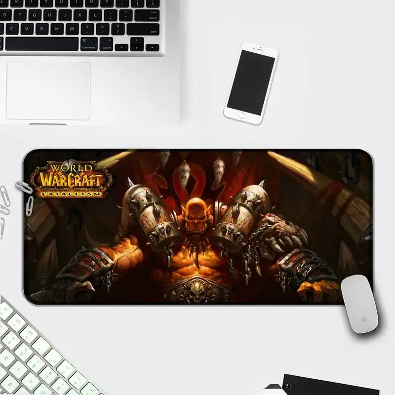

Прочная резиновая мышь World of Warcraft, Настольный коврик для мыши, противоскользящий игровой коврик для мыши из натурального каучука с фиксирую...