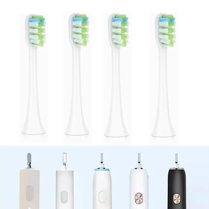 4 шт. сменные насадки для электрической зубной щетки Xiaomi SOOCAS X3 SOOCARE|Насадки зубных