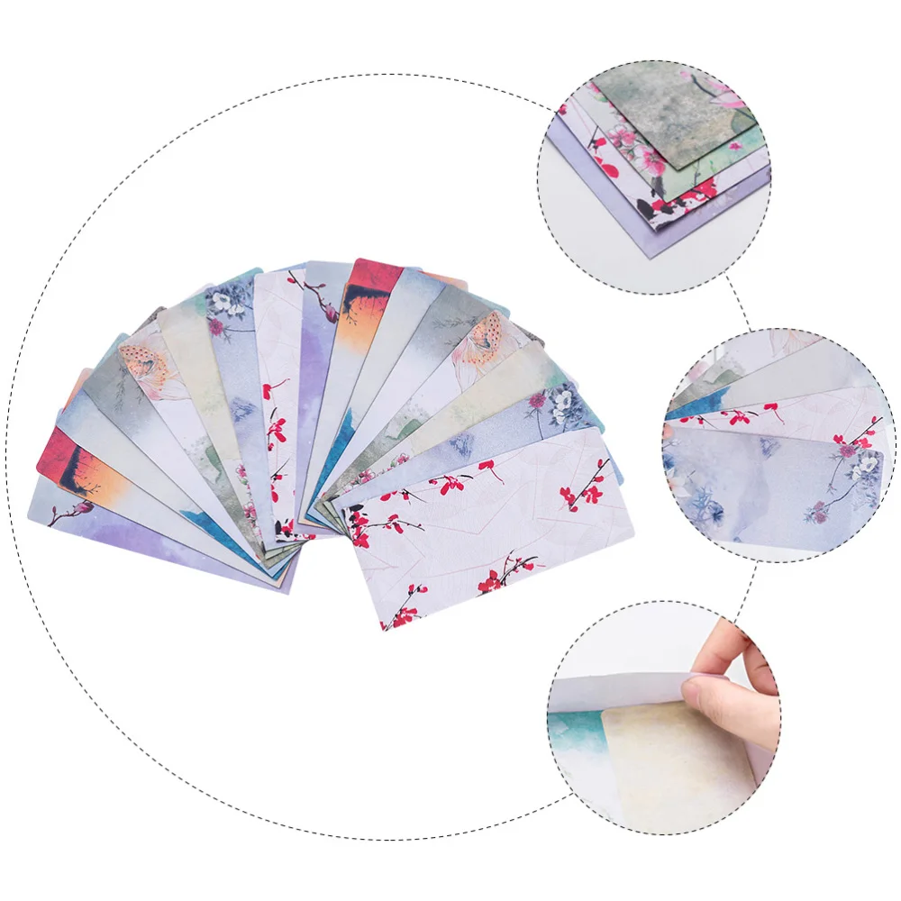 

20Pcs Vintage Stationary Paper Romantic Letter Envelopes Old Style Envelopes