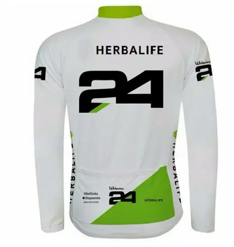 HERBALIFE 24 вело Джерси горный велосипед с длинным рукавом спортивная одежда полная