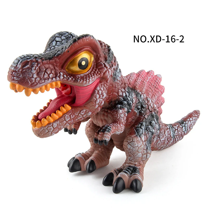 

Simulation Dinosaur Action Figures Tyrannosaurus Triceratops Animal Model Soft Dinosaur with sound For Boys Toy