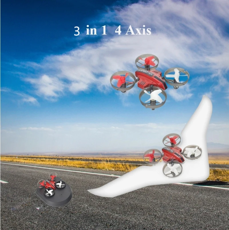 Land Driving внешний Летающий Радиоуправляемый квадрокоптер модель мальчика подарок 3