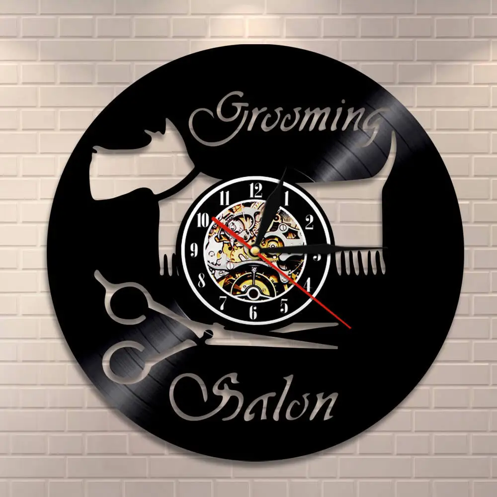 Настенные часы с виниловой пластиной для домашнего декора | Дом и сад