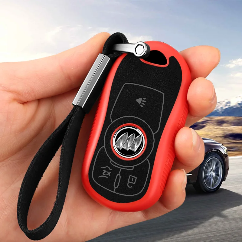 Кожаный ТПУ чехол для ключей автомобиля брелок сумка дистанционного брелока Buick