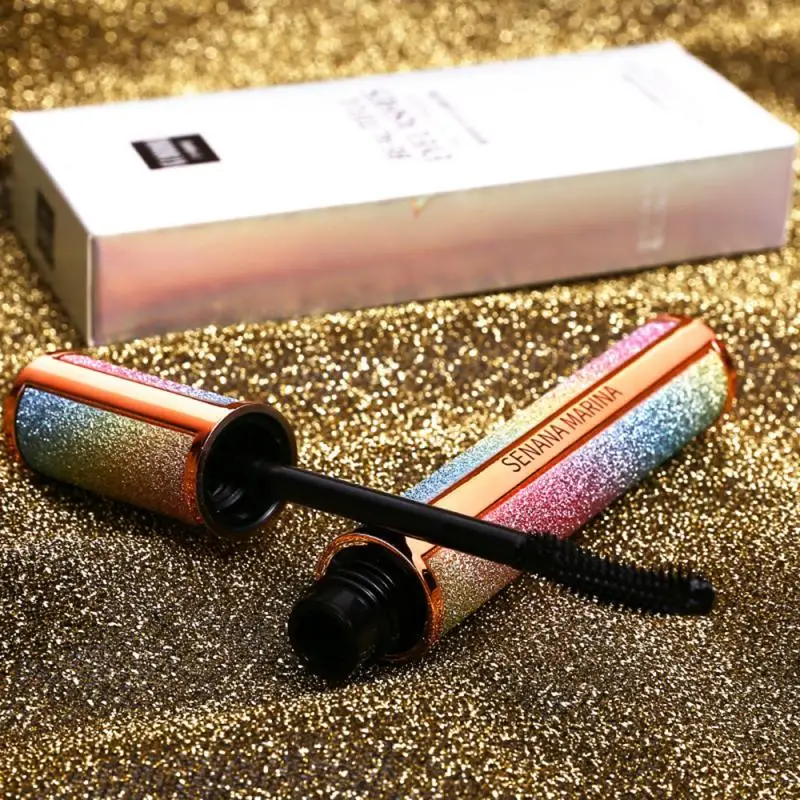 

Bright Starry Slender Mascara Eyelash Curler Non-blooming Waterproof Thick Eyebrow Curling Natural Makeup Cosmetics TSLM1