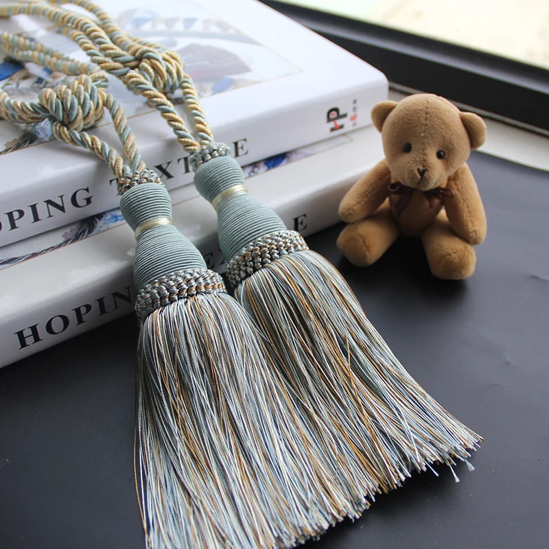 2 шт. занавески с кисточками украшение для дома веревка повязки подвесные шарики