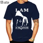 Новинка, масонский магазин, футболка Freemason - I AM поперейер, подарок, дизайнерская Хлопковая мужская футболка 2021