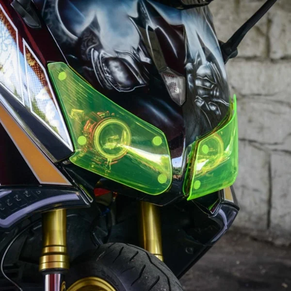 MTKRACING для YAMAHA TMAX 530 TMAX530 T-MAX Защитная крышка передней фары 2012 2013 2014 | Автомобили и