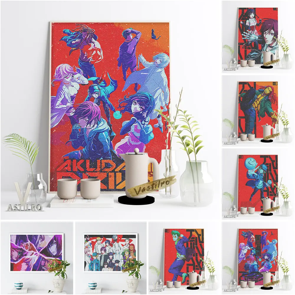

Akudama Drive Classic Anime Cartoon Role Poster Prints Art Wall Stickers Canvas Painting Living Room Kids Bedroom Home Decor