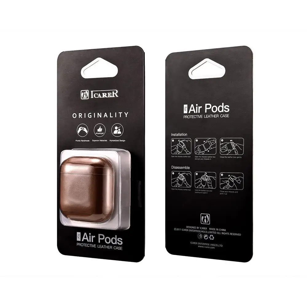 HobbyLane ICARER for Apple Airpods Headphone Protective Case with Ring Buckle |