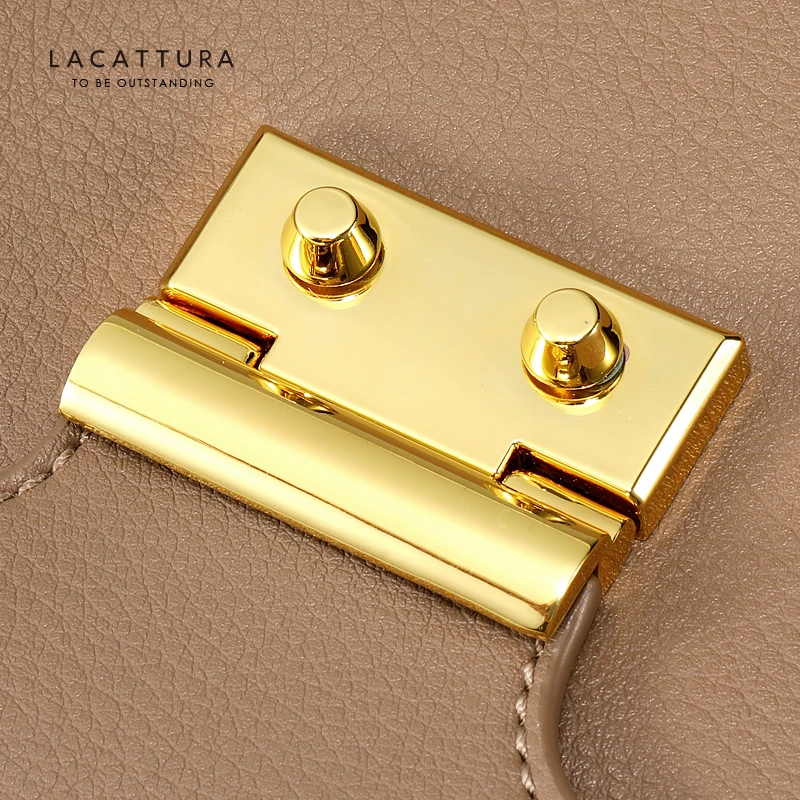 LACATTURA 2019 Маленькая женская сумка-мешок брендовые кожаные сумки на плечо