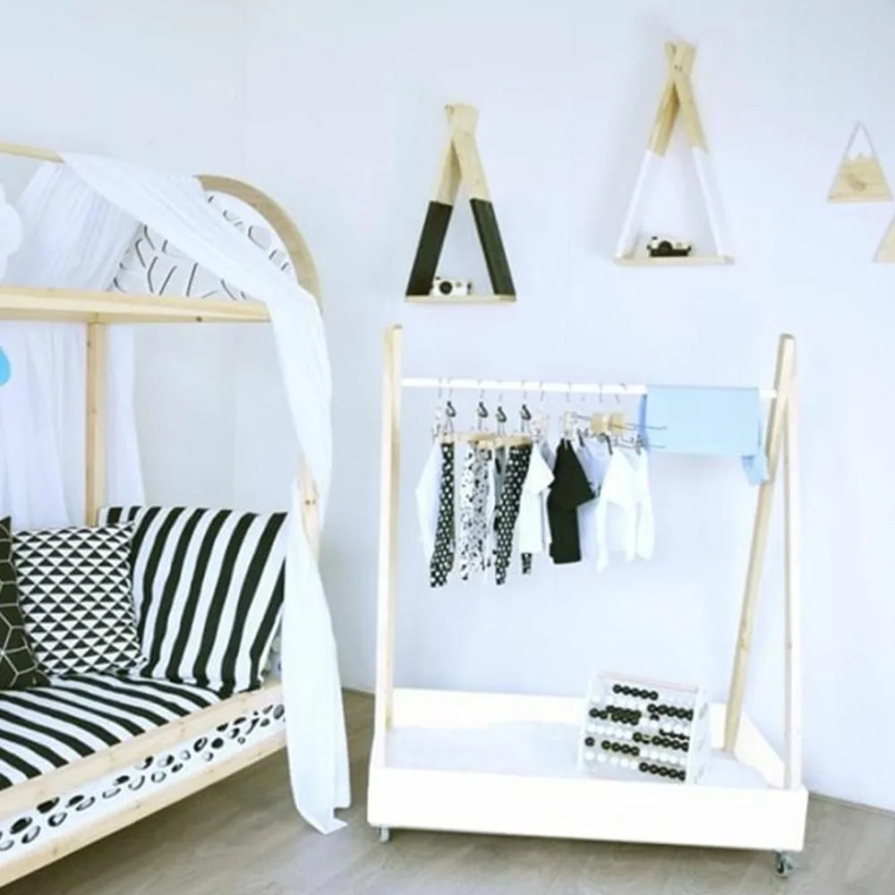 Полка для хранения детской комнаты настенная подвесная доска домашний декор