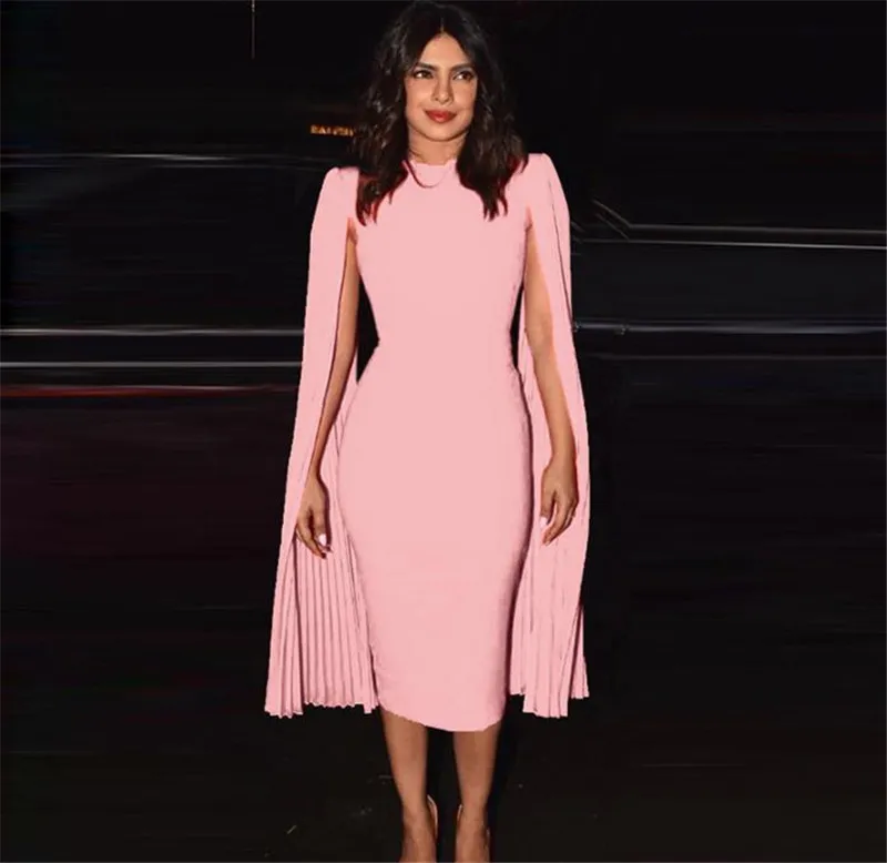 Осенне-зимний элегантный лоскутный Длинный плиссированный разделенный плащ с