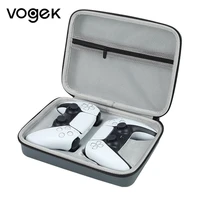 vogek travel carrying case for ps5 controller shockproof box portable dual gamepad storage bag for dualsense wireless controller