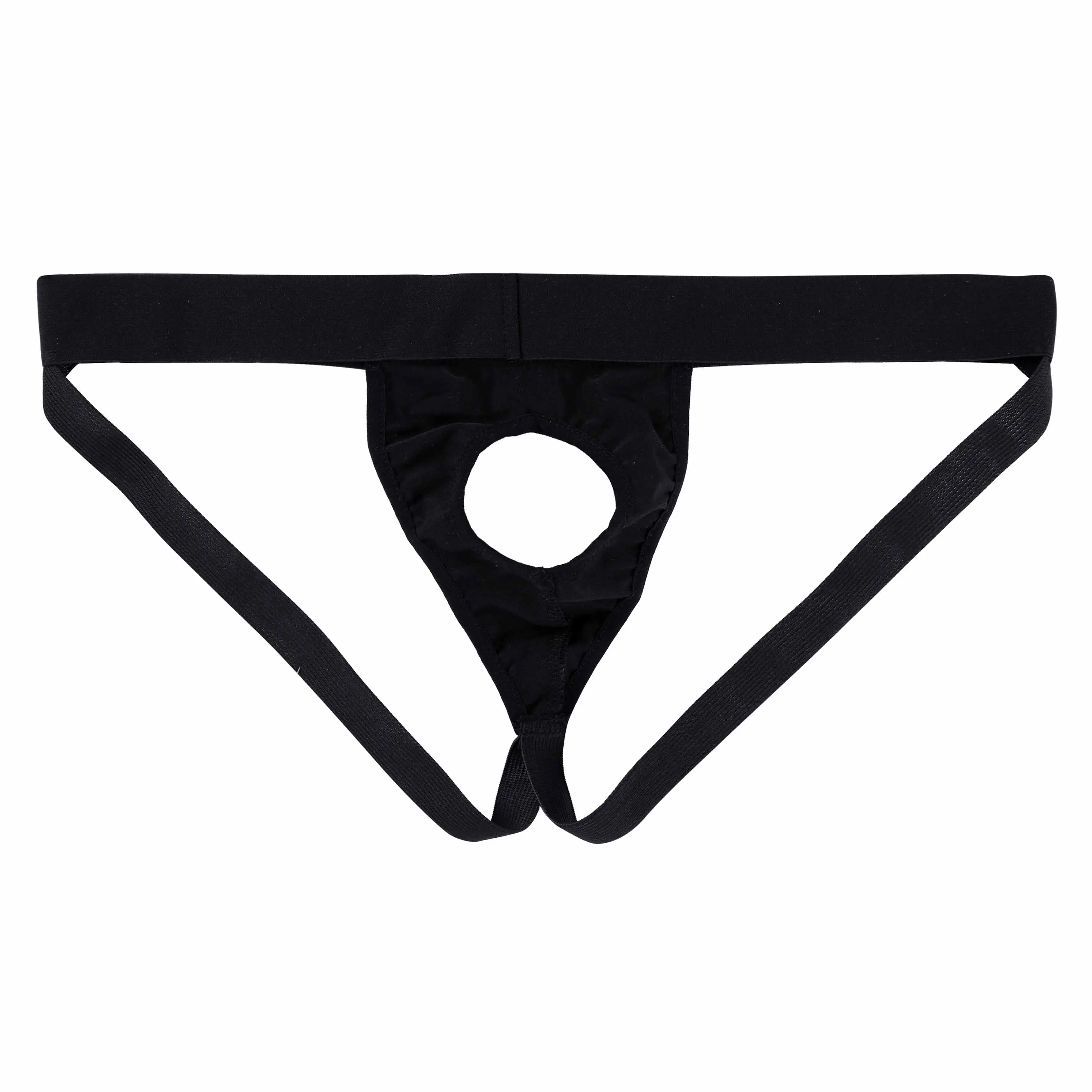 Мужские сексуальные открытые трусы бикини с дырками мужские из искусственной