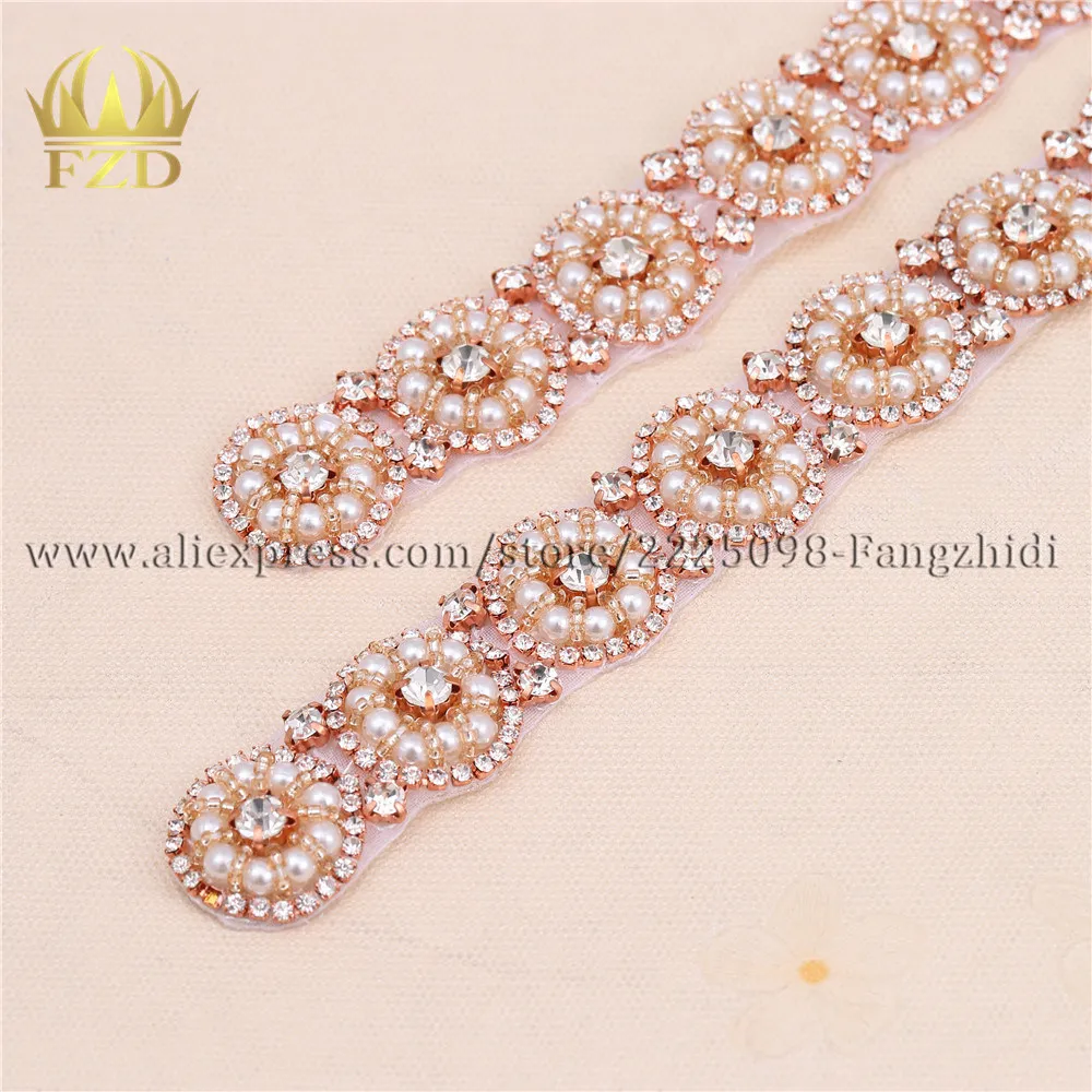 FZD 1 ярд страз на пришивном стекле с кристаллами и стразами вышитый бисером