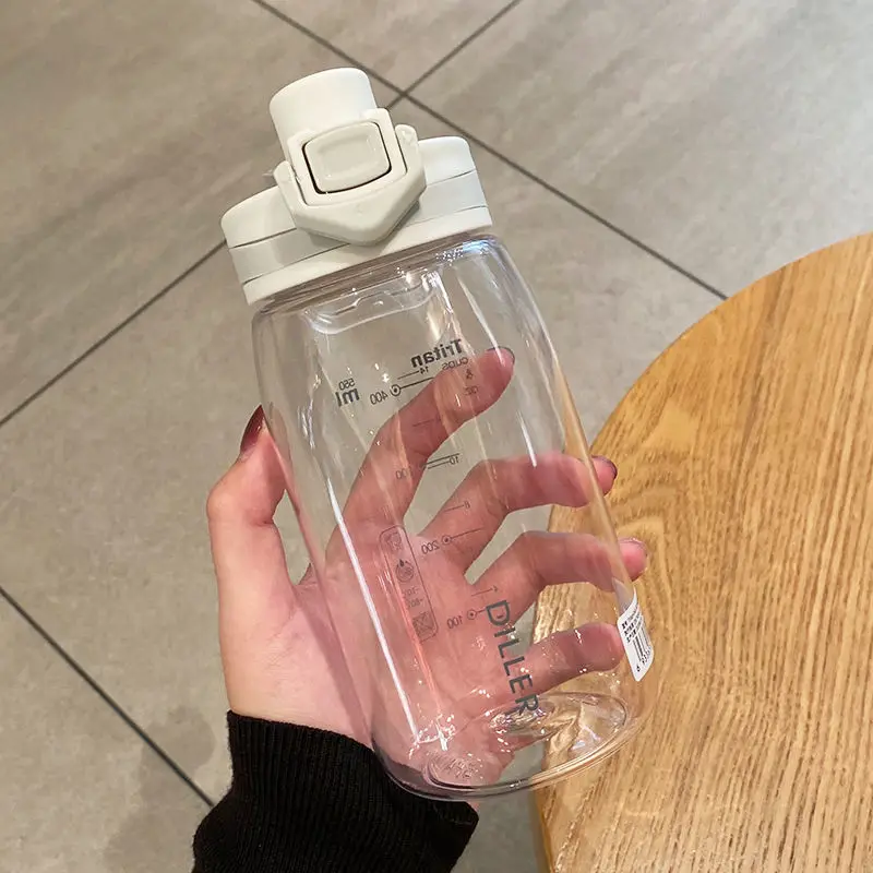 

High color elastic cap plastic water cup for men and women