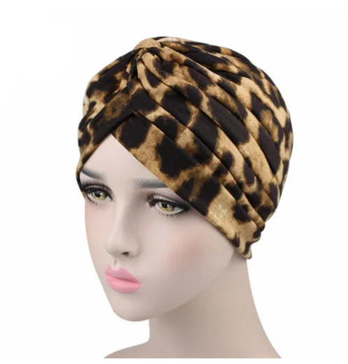 Леопарда тюрбан с принтом женская обувь в национальном стиле мусульманская