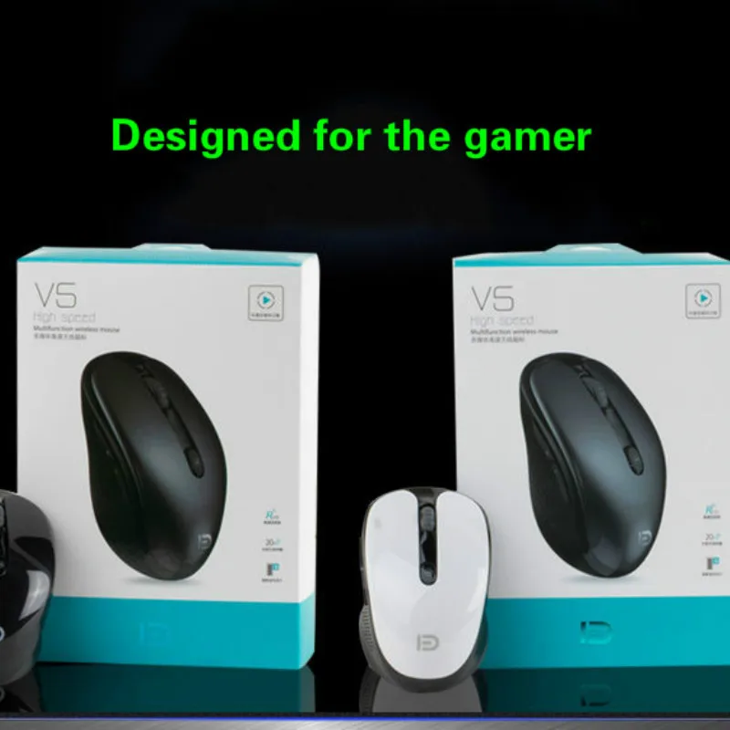 Беспроводная оптическая игровая мышь Fude V5 настольный ПК Киберспорт Usb маленькая