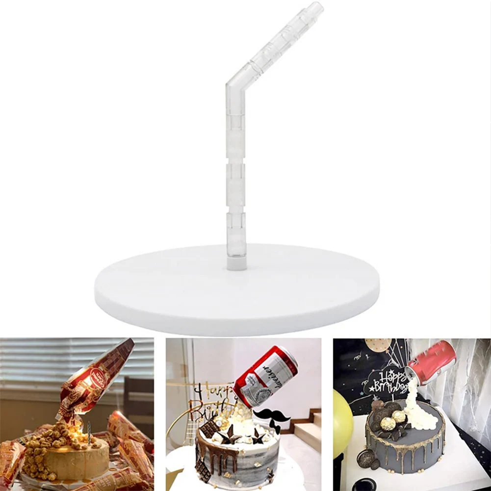 

Anti-Gravity Cake Stand Pouring Kit Cake Ice Cream Support Structure Household Baking Tool Wedding Party Decor