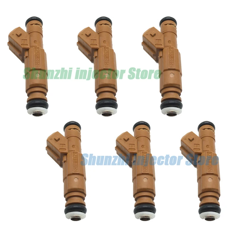 6 шт. 0280155831 9186340 топливный инжектор для обновления VOLVO C70 / S60 S70 V70 XC70 XC90 S80 2.5L
