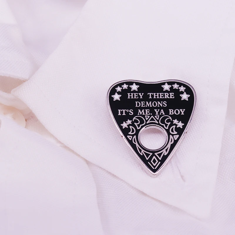 Ouija доска Эмаль Булавка таинственный дух значок гадания ювелирные изделия|Броши|