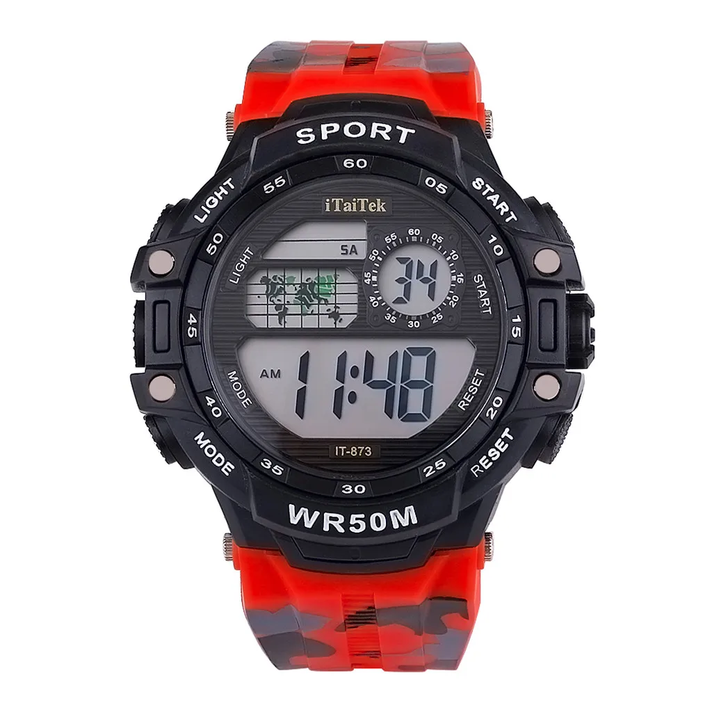 

Relogio Digital Sports Waterproof Watch Multi Function Luminous Fashion Electronic Women Watches Bayan Kol Saati