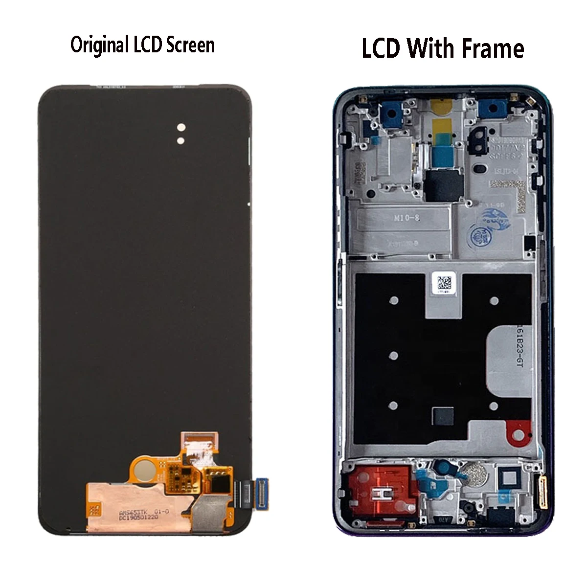 

Amoled Screen For Oppo Reno2 Z LCD Display Screen Frame Touch Digitizer For Reno 2Z PCKM70 PCKT00 PCKM00 CPH1945 CPH1951 PCKM80
