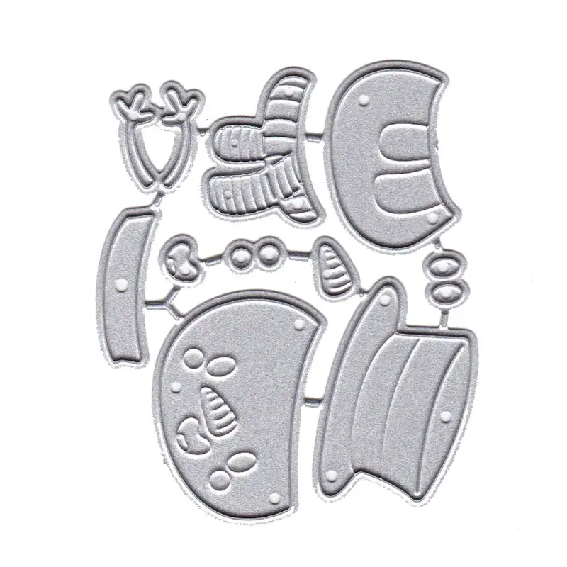 Милый Рождественский снеговик металлические режущие штампы Фотообои | Дом и сад