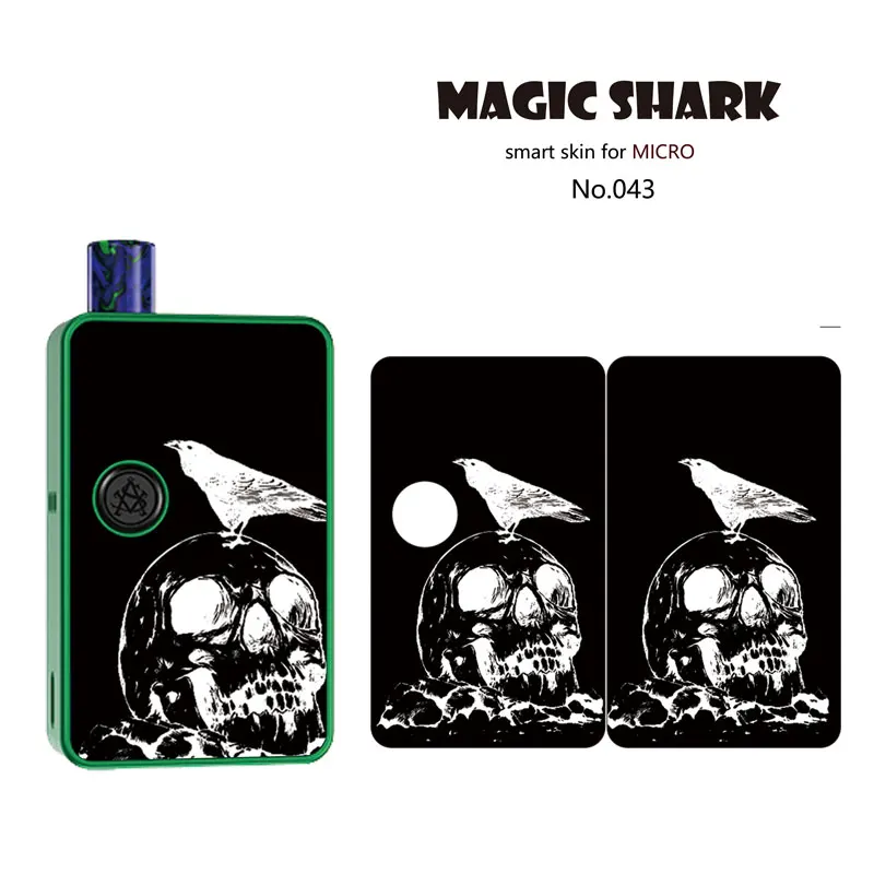 Волшебная Акула череп мотоцикл злой панк 2.5D стерео ПВХ стикер чехол Обложка