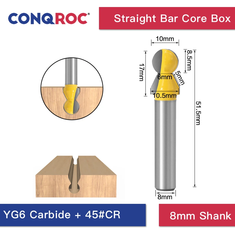Фрезерный станок с прямым стержнем 8 мм|Фреза| |