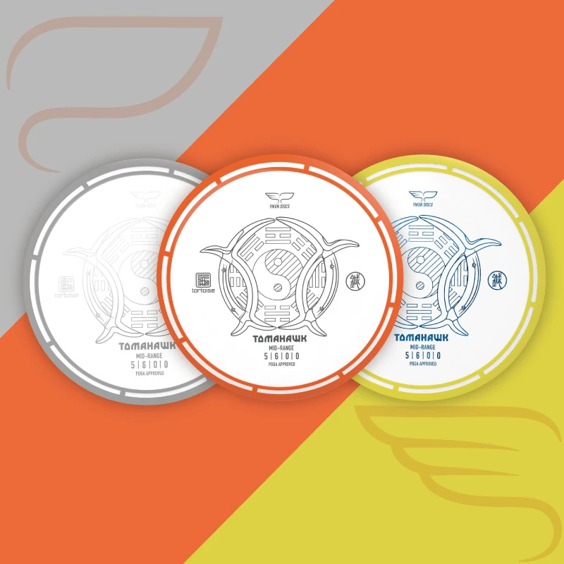 YIKUN диски PDGA одобренный диск для гольфа черепаха-линия среднего диапазона