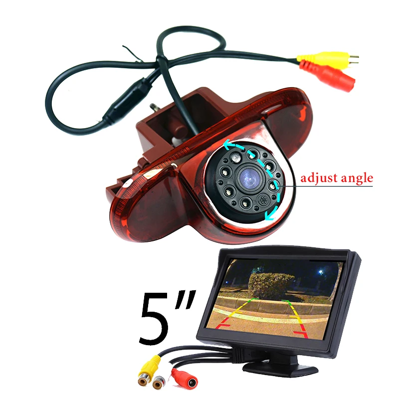 Pаспродажа Автомобильный стоп-светильник CCD HD, камера заднего вида для Renault Trafic(2001-2014),Combo/Vauxhall Vivaro Van, тормозная камера и комплект монитора автомобиля