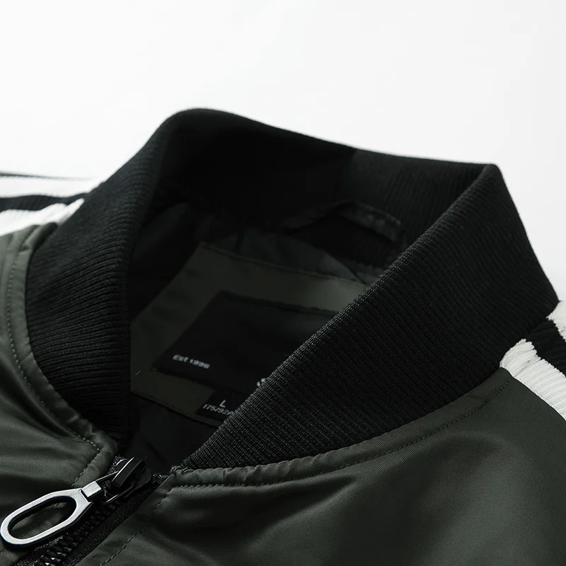 Куртка пилот Semir Мужская в Корейском стиле черная красивая бейсбольная куртка