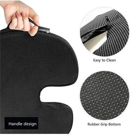 Gel Orthopedic Memory Cushion Foam U Coccyx Travel Seat Massage Car Office Chair Protect Healthy Sitting Breathable Pillows | Дом и сад