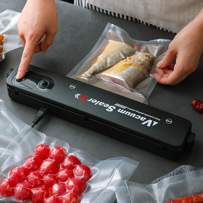 Вакуумный упаковщик пищевых продуктов 220 В/110 В 10 пакетов в комплекте|Вакуумные