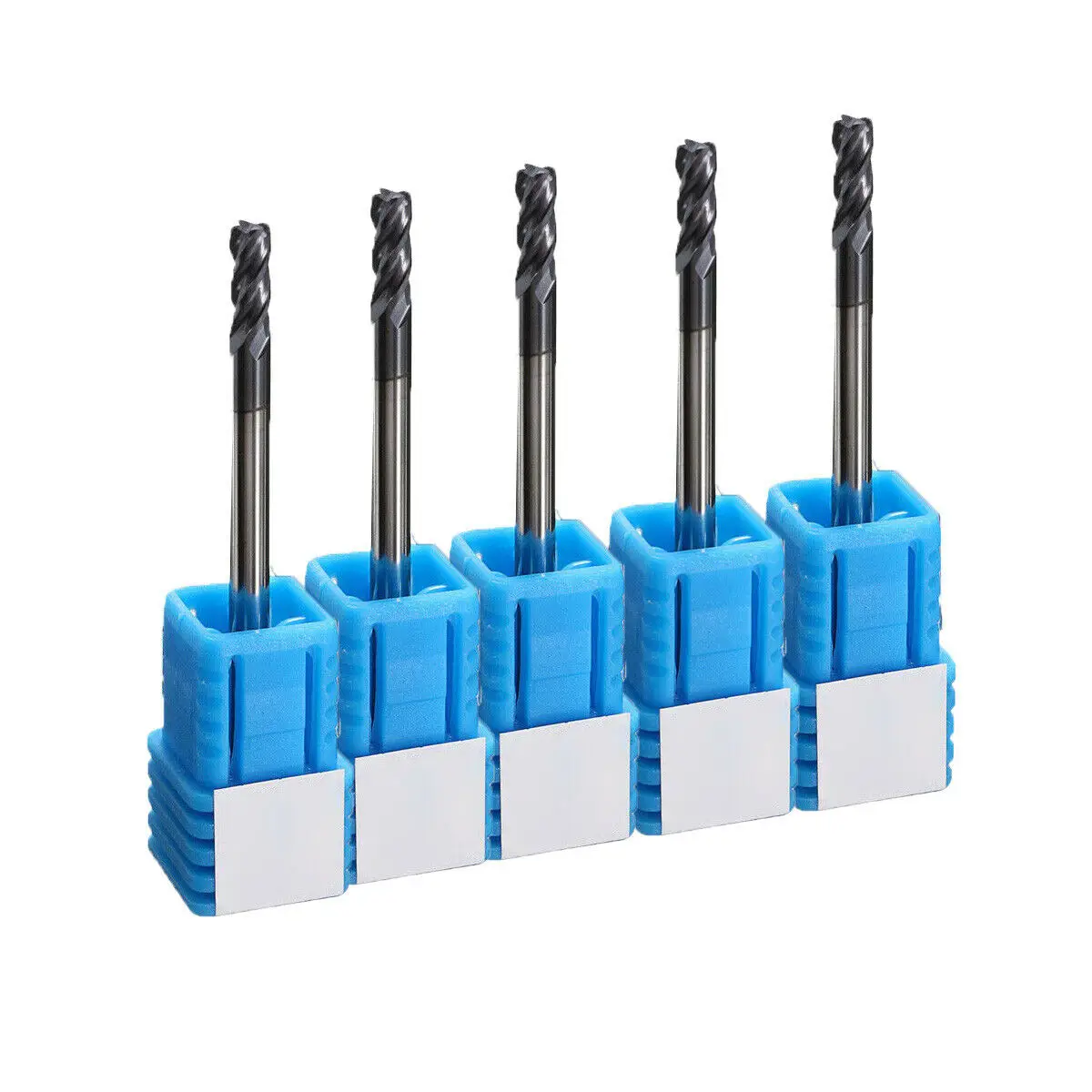 

2PCS Tungsten Carbide HRC45 4 Flutes End Mill 3MM Shank Milling Cutter Tool Set For Metal Cutting Manufacturing Metal Processing