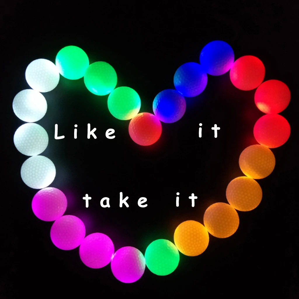 Комплект из 3 предметов светятся в темноте светодиодный светильник вверх мяч для