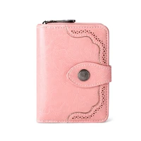 women wallet cow leather purse hasp wallet female short small purse female fashion card holder zipper ladies wallet coin purse