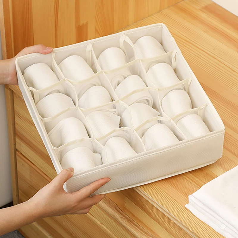 DIY сотовой Шкаф делитель ящика обивка для галстуков коробка для носков для нижнего белья Бюстгальтеры разделители шкафа