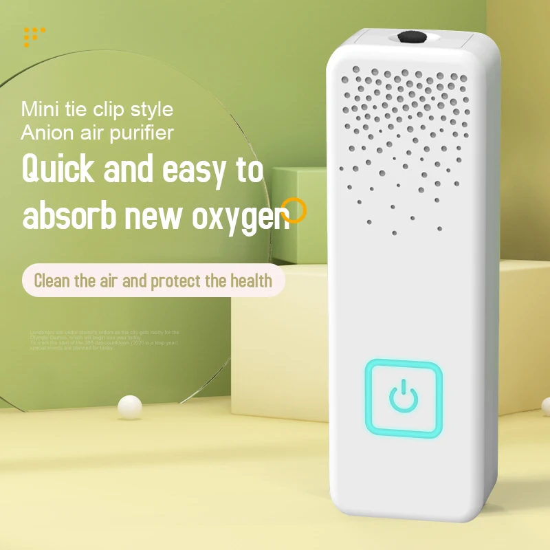 Мини очиститель воздуха персональный портативный петличный генератор