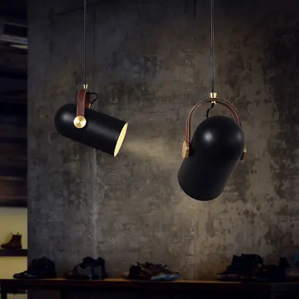 Американский винтажный подвесной светильник в стиле лофт железная Светодиодная