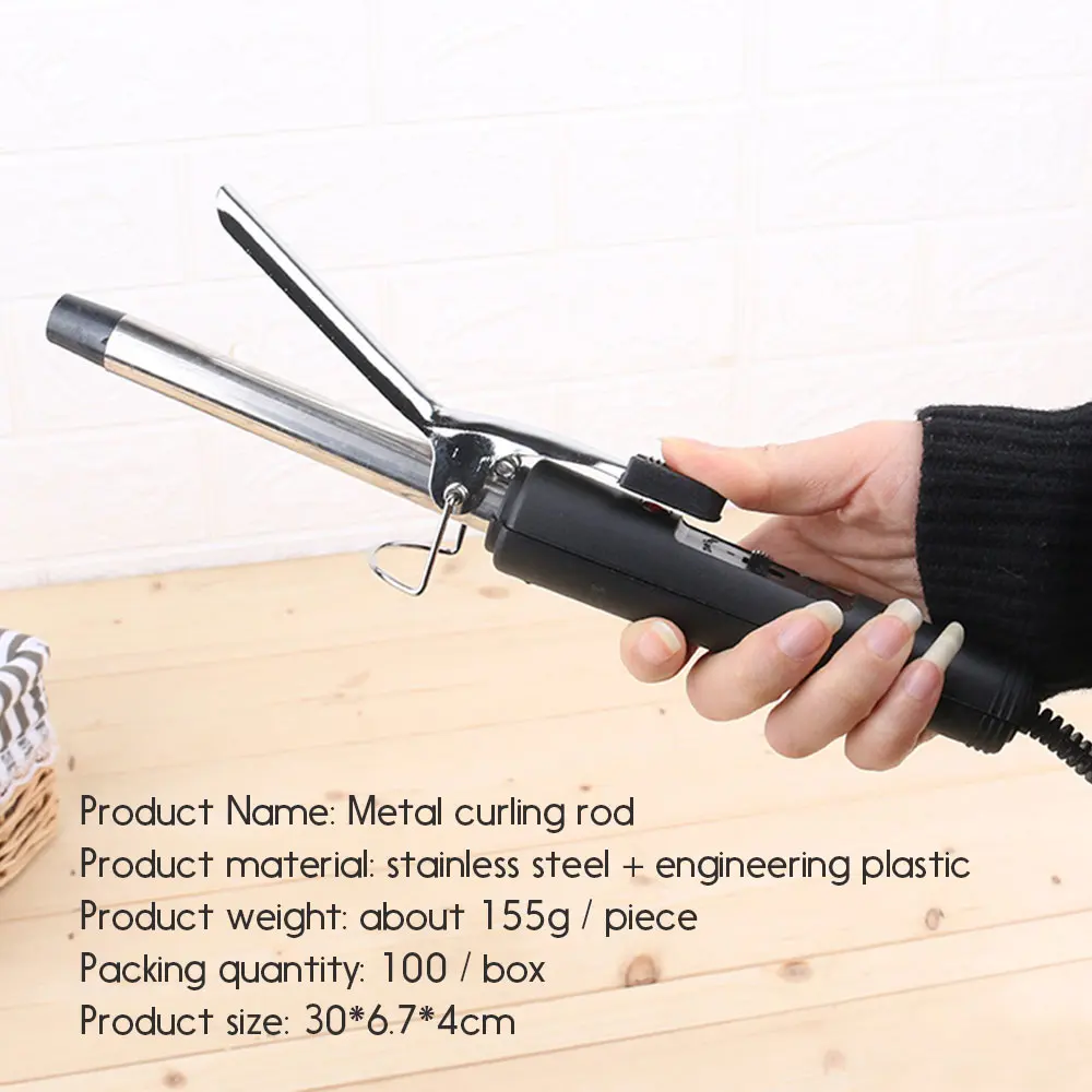 Pro Electric Hair Curler Curling Iron Wand Tool Natural Fashion Constant Temperature Hairdressing Makeup Portable Home | Красота и