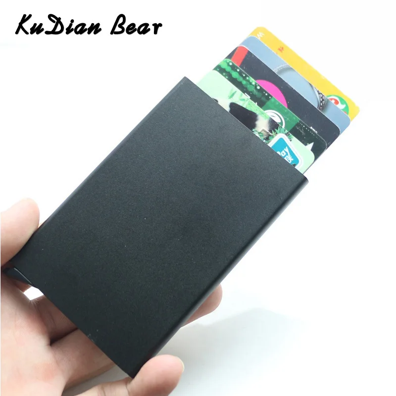 KUDIAN EBAR кредитный держатель для карт из нержавеющей стали мужчин анти защита