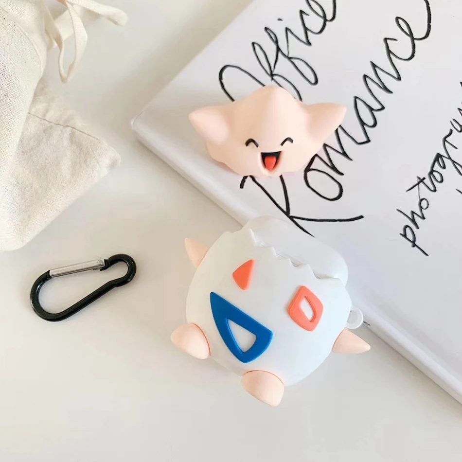 792 Чехол для AirPods с изображением мультяшного медведя, собаки, чехол s для Apple Airpods 2, чехол, Милые силиконовые аксессуары для наушников, чехлы для наушников, чехлы для Air pods - Цвет: 792