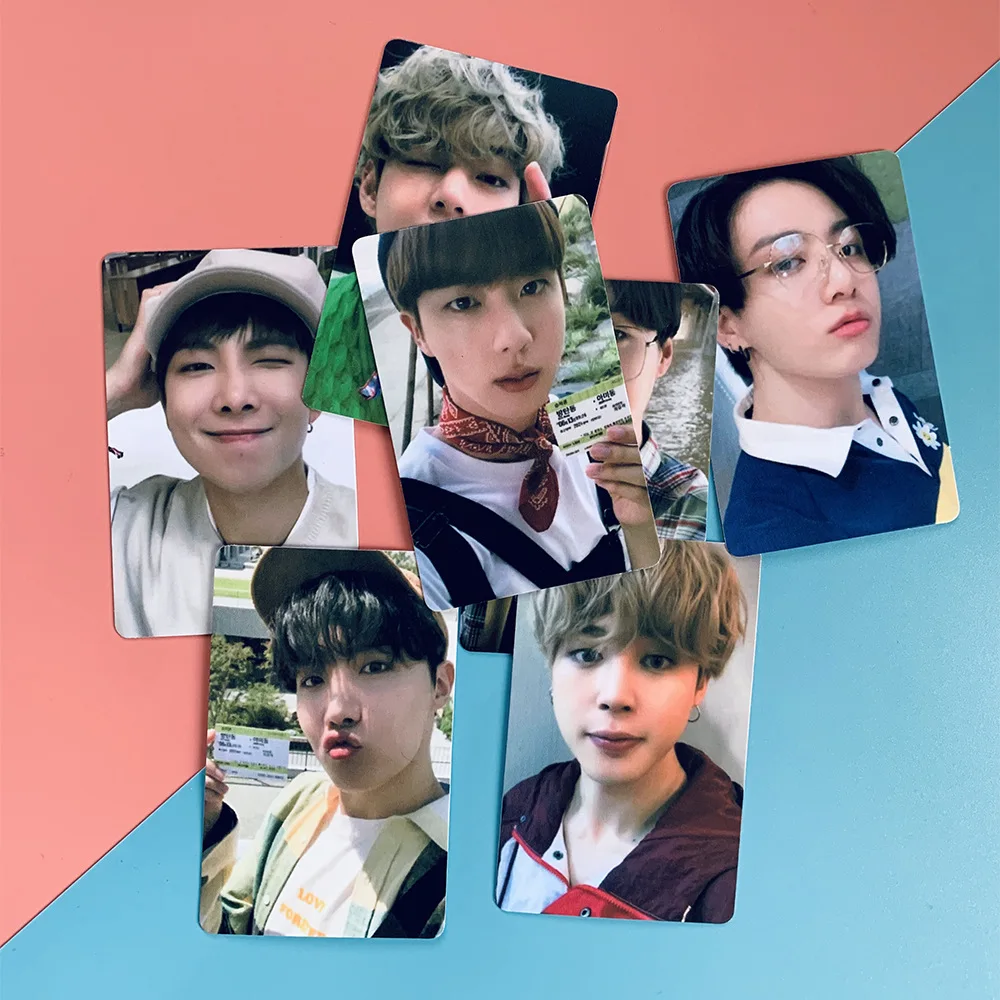

Плакаты оптом, 7 шт., Постер Kpop Bangtan Boys сезона 2021, поздравительная Фотокарта, корейская мода, Постер-карточка для мальчиков, ломо-карточка
