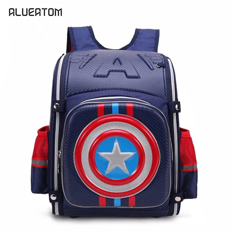 Новые детские школьные рюкзаки для мальчиков ортопедические Водонепроницаемые